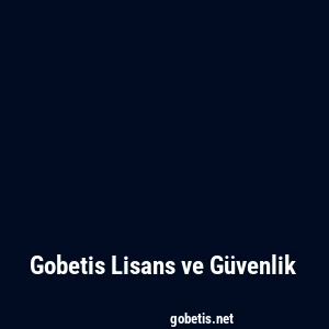 Gobetis Lisans ve Güvenlik